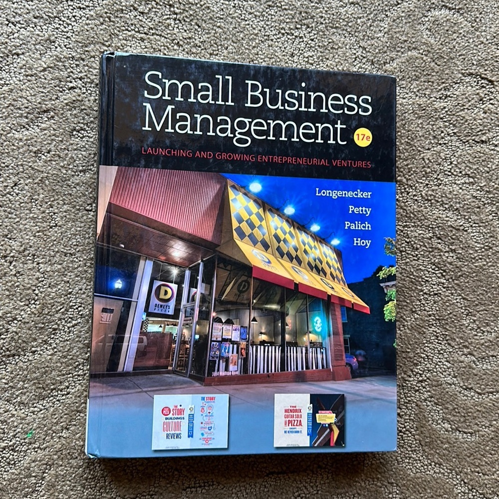 Small Business Management 17e launching and growing entrepreneur longenecker